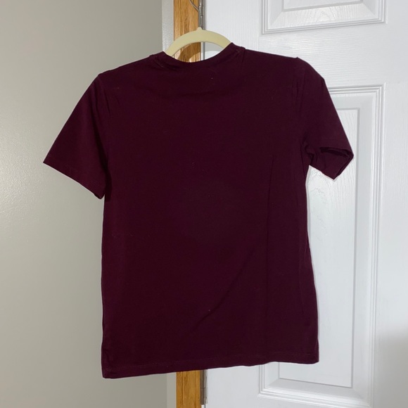 Adidas Burgundy Tee - Picture 2 of 2